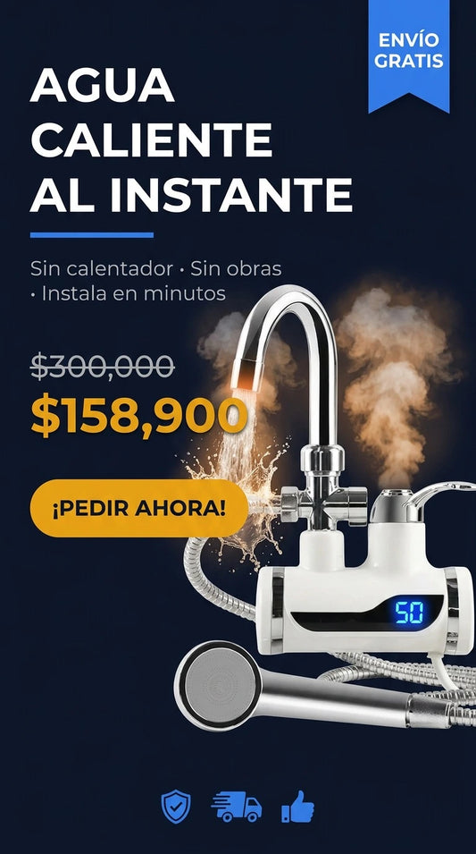 Grifo Eléctrico de Calentamiento Instantáneo