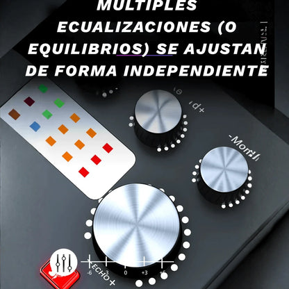 KIT MEZCLADORA PROFESIONAL + MICRÓFONO CONDESADOR