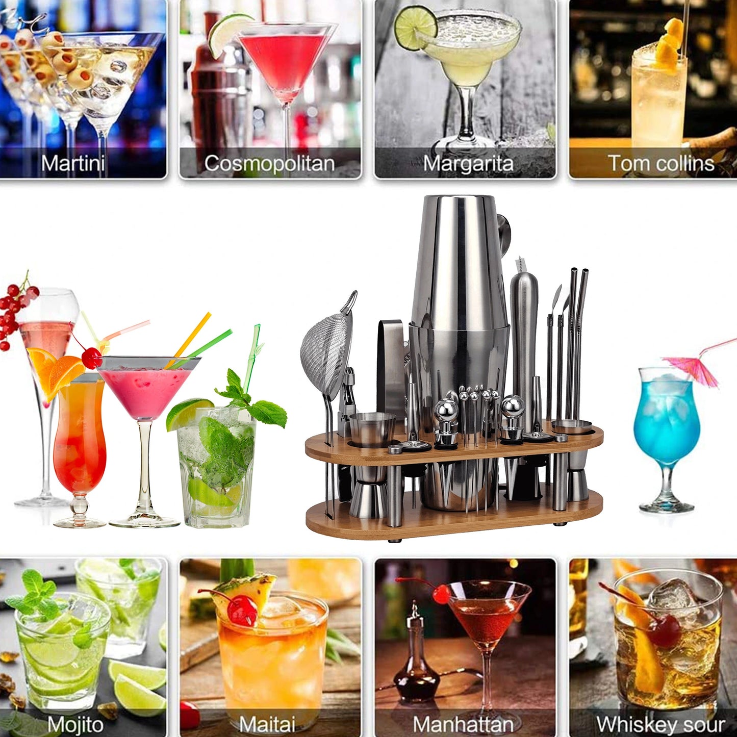 Set de Coctelería de 13/21/23 Piezas