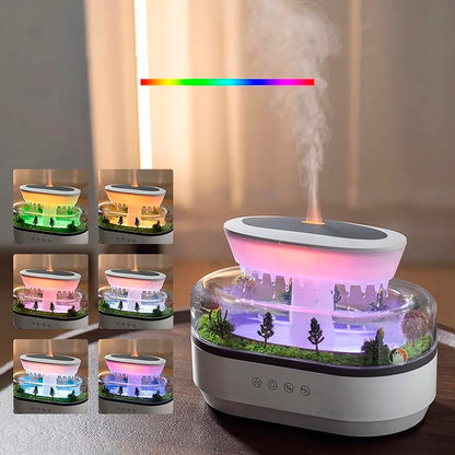 Difusor Humidificador LED con Micro Paisaje de 250 ml