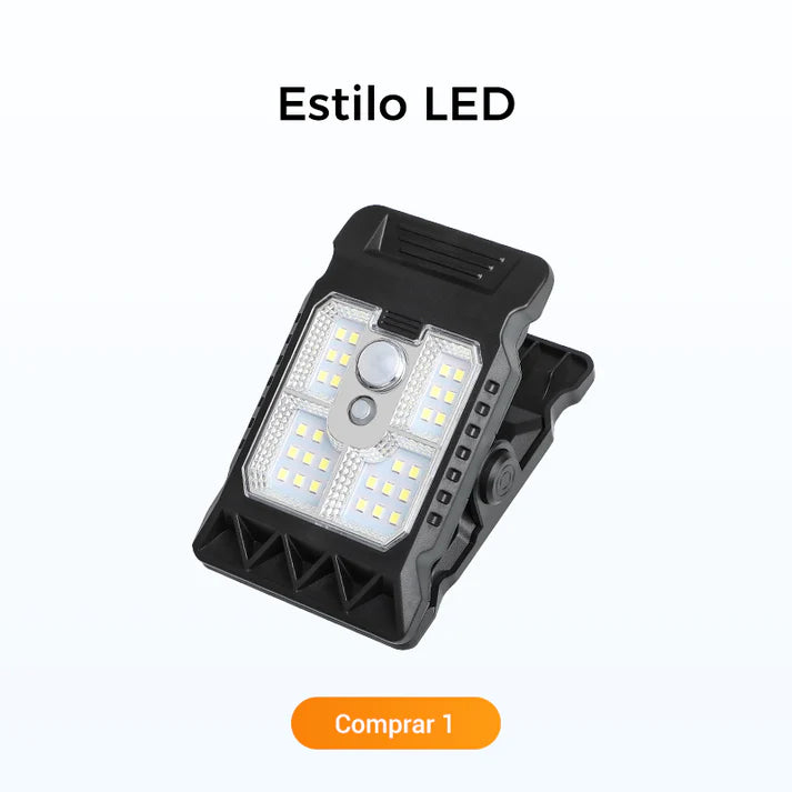 Luz solar con clip para exteriores y sensor de movimiento OFERTA EXCLUSIVA