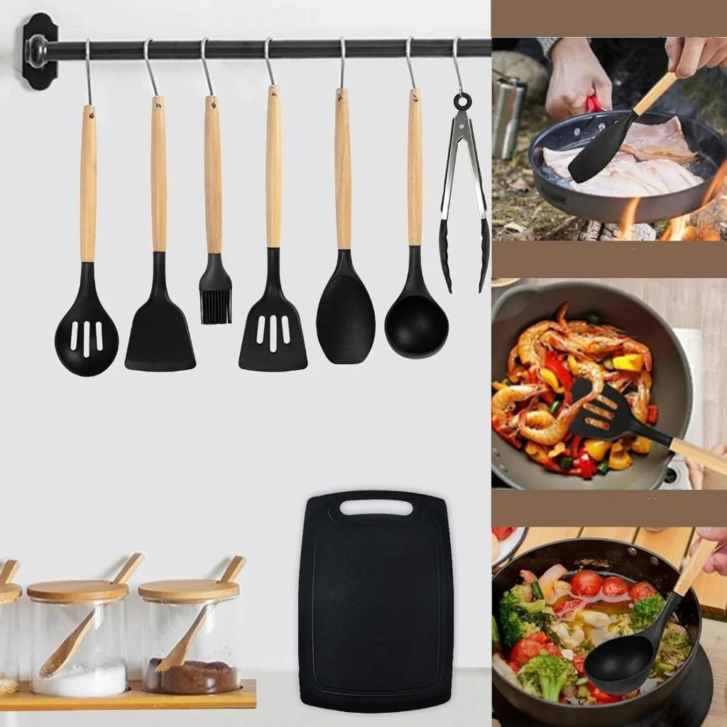 Kit de cocina de 19 piezas en silicona de primera calidad