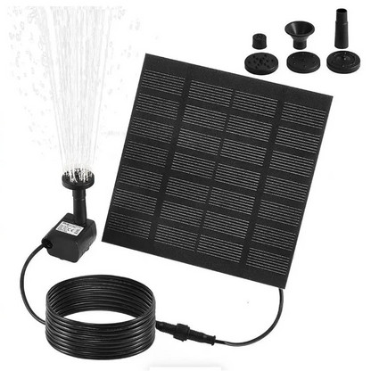 Nueva fuente de agua solar, innovadora y ecológica, para jardines y estanques 2X1