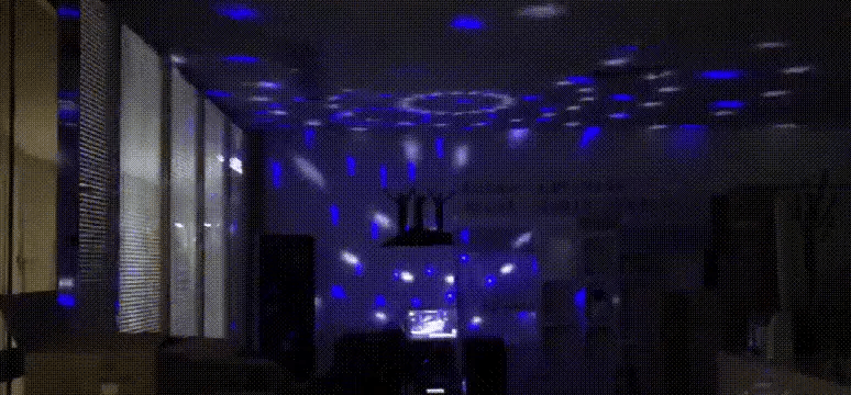 Bola Disco Mágica Luminosa Giratória