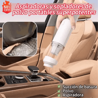 Aspiradora de mano superpotente, soplador de polvo portátil 【Set de 7 piezas】🔥Compra 1 y llévate 1 gratis🔥
