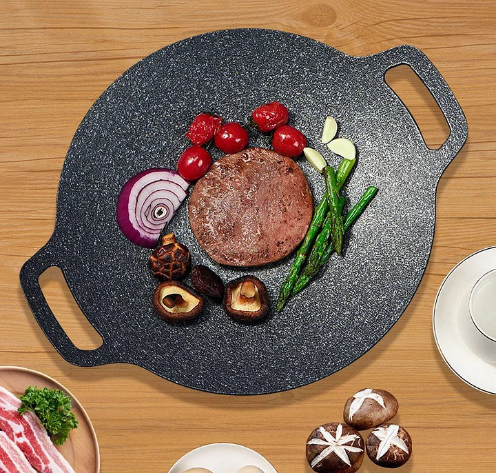 🔥 Plancha Budare Antiadherente 🥩🥦 – Cocina sano, sin aceite y en minutos