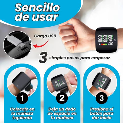 Monitor de Presión Arterial Digital de Muñeca