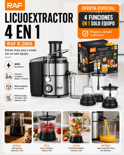 LICUOEXTRACTOR 4 en 1 | La solución definitiva para tu cocina