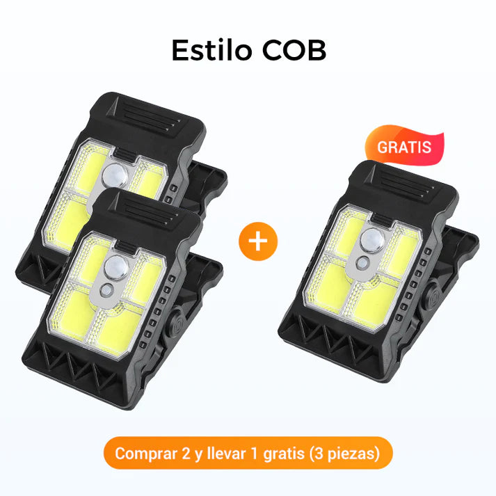 Luz solar con clip para exteriores y sensor de movimiento OFERTA EXCLUSIVA