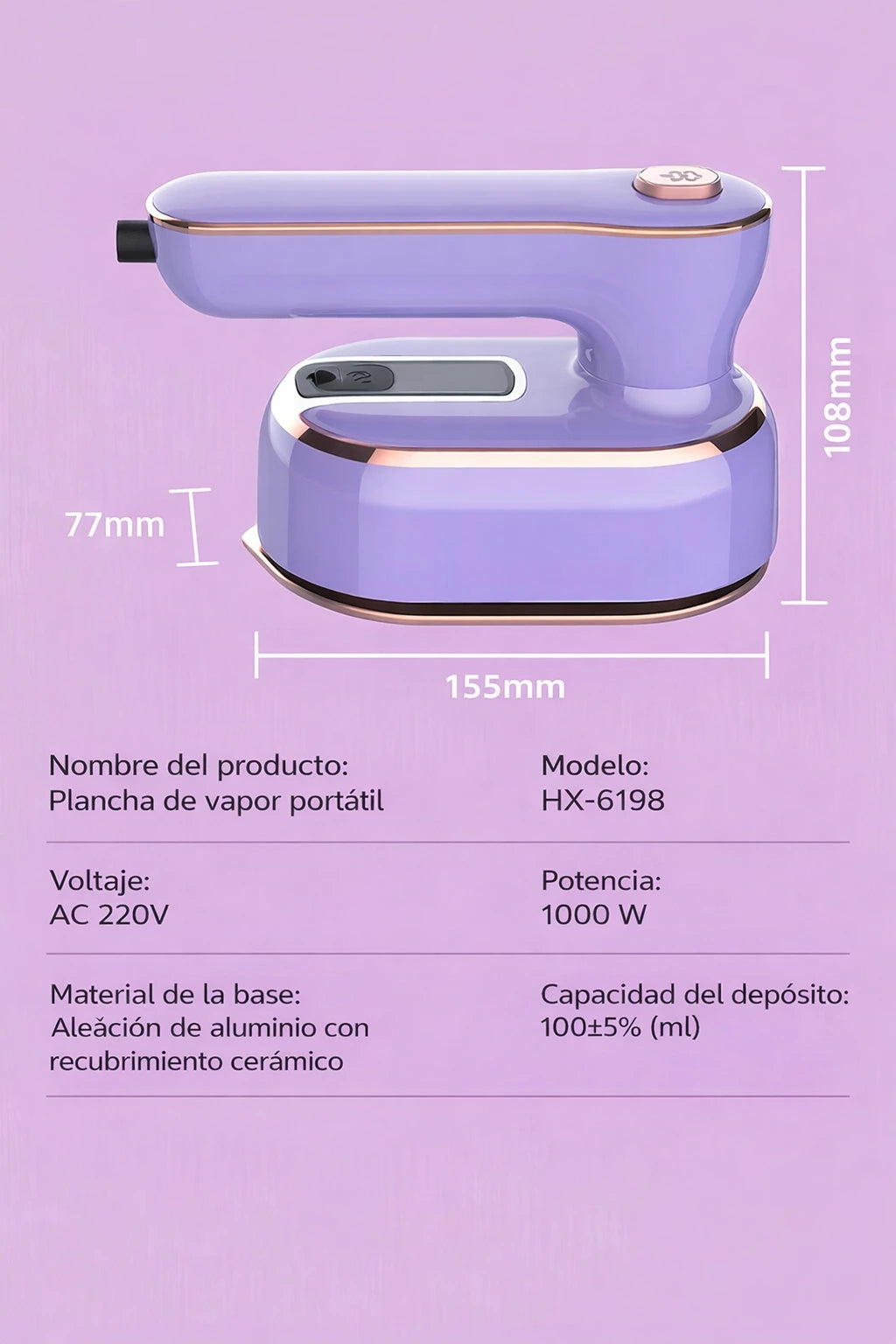 Vaporizador portátil de alto rendimiento doméstico
