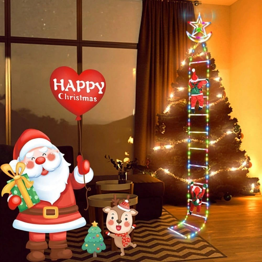 Escalera de Papá Noel Navideña