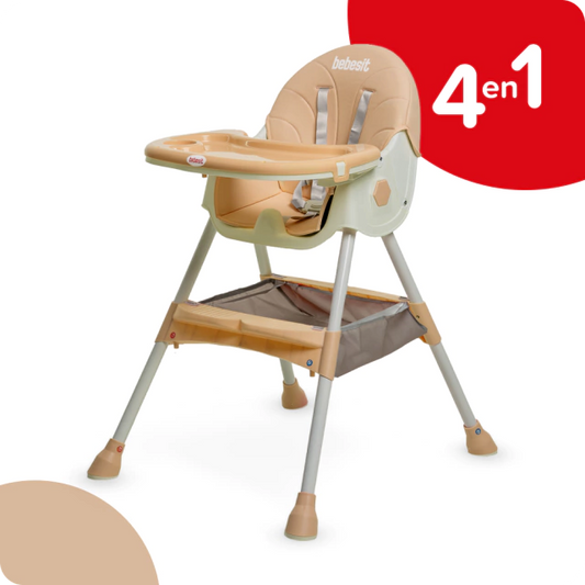 Silla de Comer 4 en 1 Mecedora para Niños