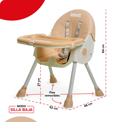 Silla de Comer 4 en 1 Mecedora para Niños