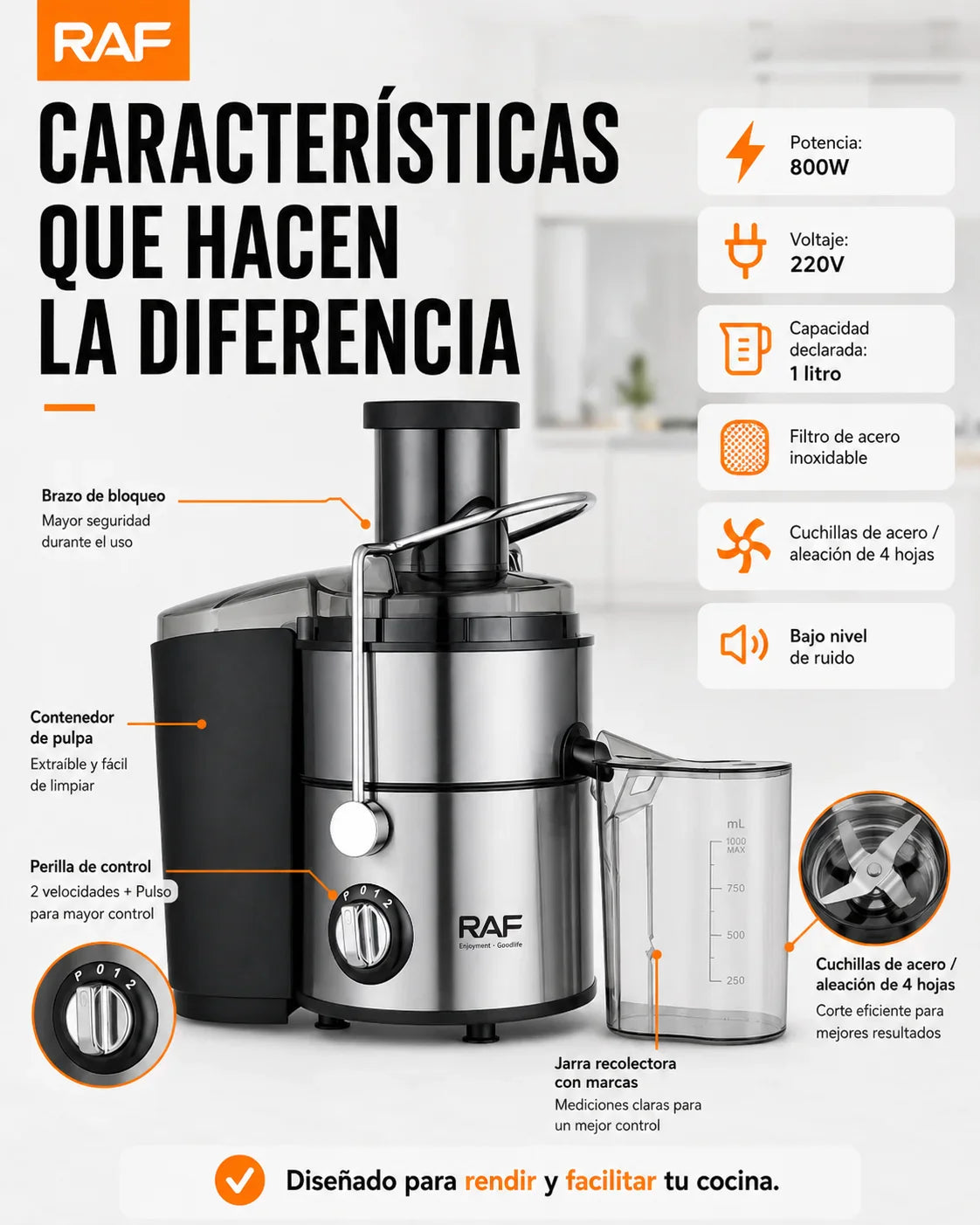 LICUOEXTRACTOR 4 en 1 | La solución definitiva para tu cocina