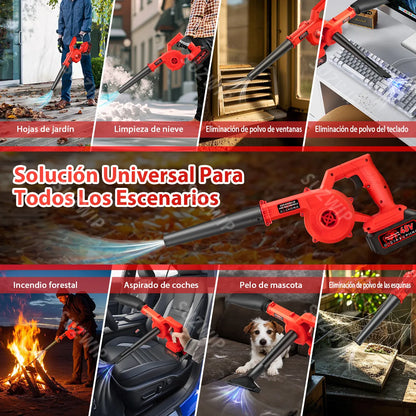 TurboBlast Pro X900™ | Potencia Industrial para Jardín y Hogar que Aspira y Sopla