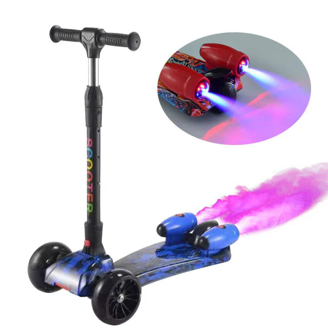Monopatín Mágico con vapor, luces LED y Bluetooth