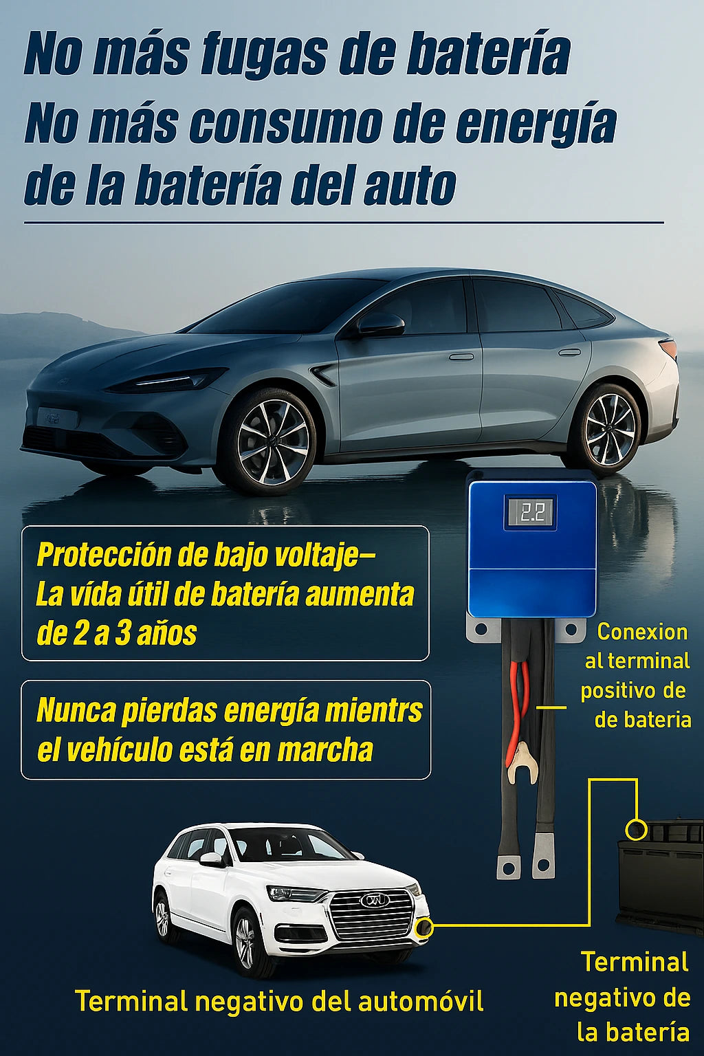 Interruptor de Apagado de Coche con Control Remoto Inteligente