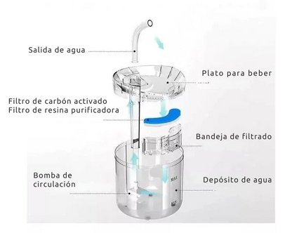 Dispensador de Agua para Gatos