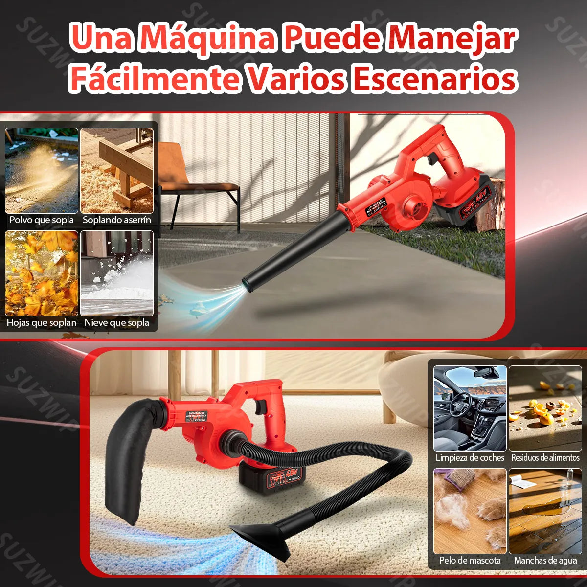 TurboBlast Pro X900™ | Potencia Industrial para Jardín y Hogar que Aspira y Sopla