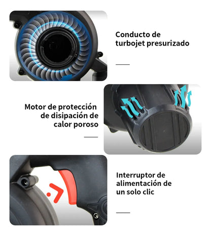 TurboBlast Pro X900™ | Potencia Industrial para Jardín y Hogar que Aspira y Sopla