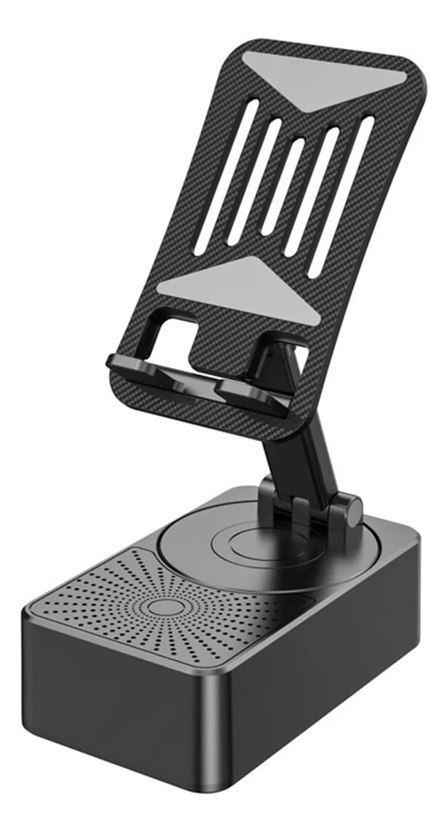 Parlante Bluetooth 3 en 1 con Soporte para Celular y Power Bank