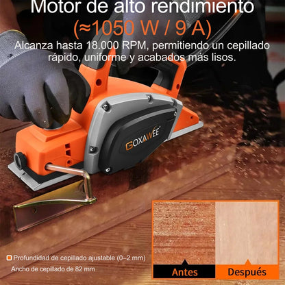 Cepilladora Eléctrica para Madera