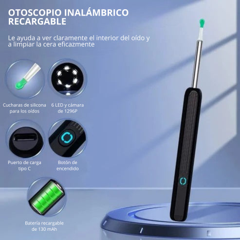 Limpia Oídos con Cámara