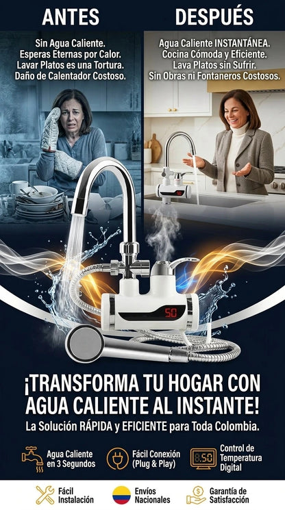 Grifo Eléctrico de Calentamiento Instantáneo