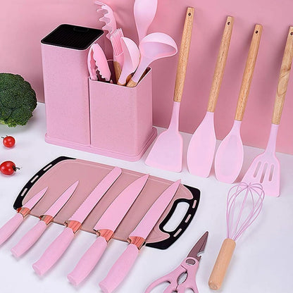 Kit de cocina de 19 piezas en silicona de primera calidad
