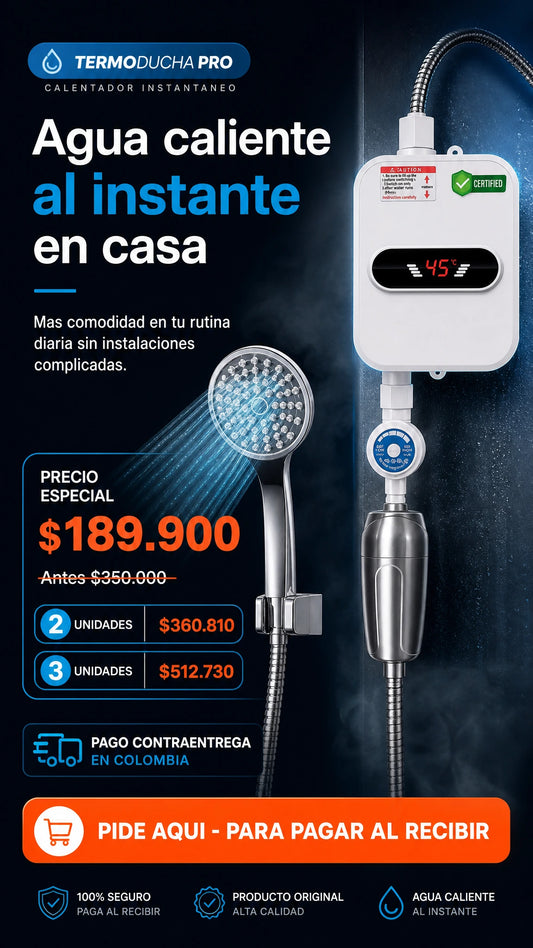 TermoDucha Pro™ - Calentador Instantáneo