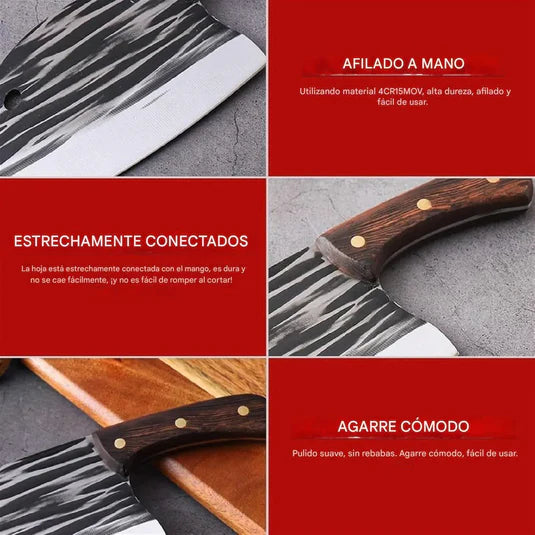 Cuchillo Profesional Japonés Tazaki de Acero Inoxidable - El Más Filoso del Mundo