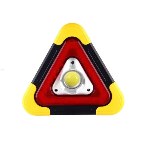 Luz de advertencia triangular de emergencia solar 3 en 1 en la carretera