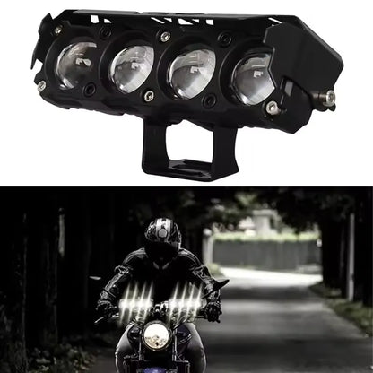 Luz de 4 Lupas - Motos, Autos y Camiones 12V y 24V