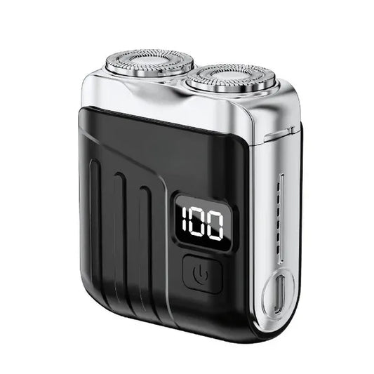 Mini afeitadora de doble cabezal – Afeitadora Ultraportátil