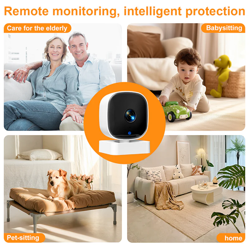Cámara de seguridad inalámbrica con audio bidireccional