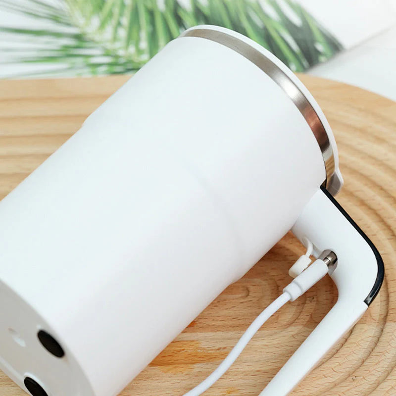 Juego de tazas de café recargables con agitador magnético automático