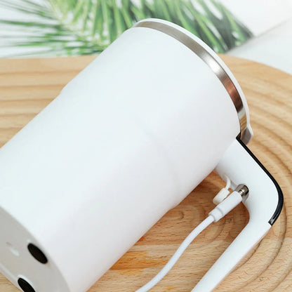 Juego de tazas de café recargables con agitador magnético automático