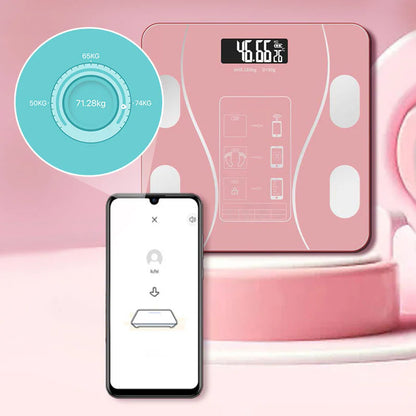 Báscula digital inteligente para medir peso y grasa corporal🏅🔥50% de descuento🔥